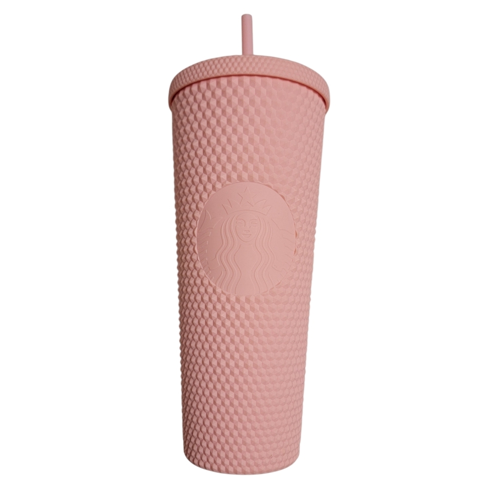 Starbucks | Matte Pink Bling Studded Venti Tumbler Cold Cup 24 oz Spring 2020